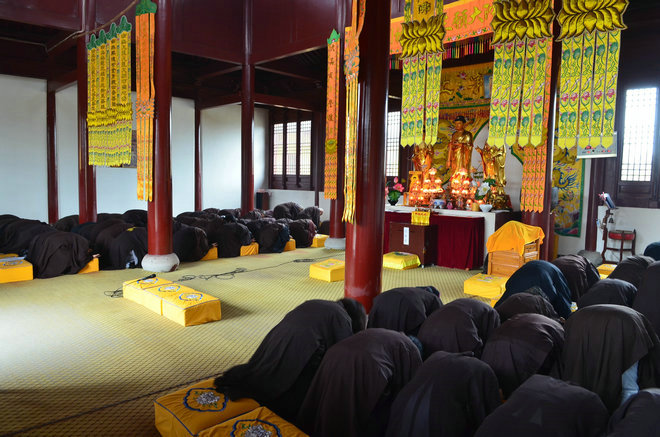 「东林寺」江西东林寺4月上旬闭关念佛圆满出关