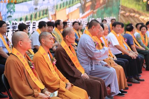 「佛教」山东普照寺仁昌法师受邀参加延吉东来寺奠基仪式