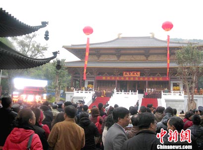 「开元寺」广西开元寺重建落成门票香火免费 永信法师主持法会