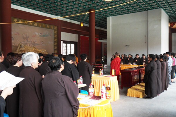 「佛教」江苏淮安景会寺举行三时系念超度法会、盂兰盆会