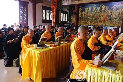 「佛教」广东深圳弘法寺隆重举行地藏菩萨圣诞法会