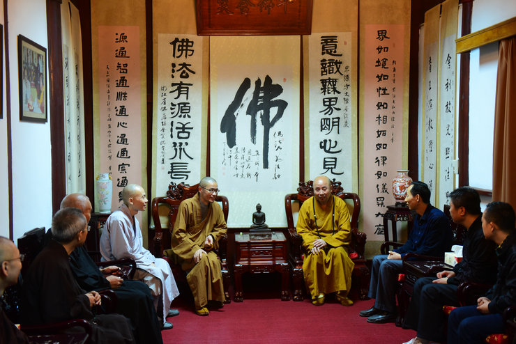 「东林寺」江西庐山东林寺与阿育王寺合办省庵大师诞辰纪念活动