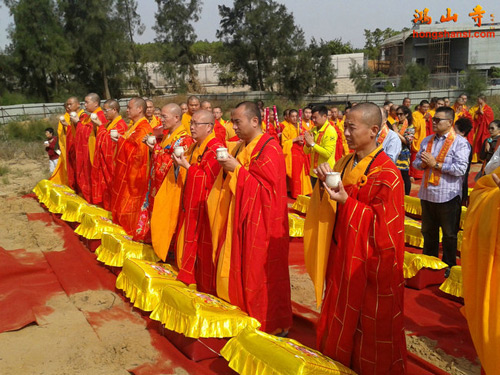 「佛教」大乘佛教研究中心福州基地奠基仪式在福建福州隆重举行
