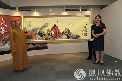 「美术」佛光缘美术馆展出戴舫秀“神剪”奇技