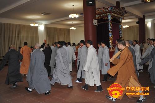 「甲午年」广东韶关南华禅寺举行甲午年冬季禅七“起七”仪式