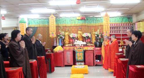 「地震」天津莲宗寺举行为尼泊尔地震灾民祈福法会
