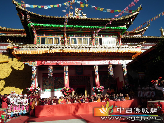 「佛教」雍仲拉顶·广法寺灾后重建落成暨全堂佛像开光大典圆满完成