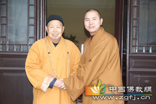 「佛教」无锡开原寺住持能超法师拜访南岳寺方丈宏仁大和尚