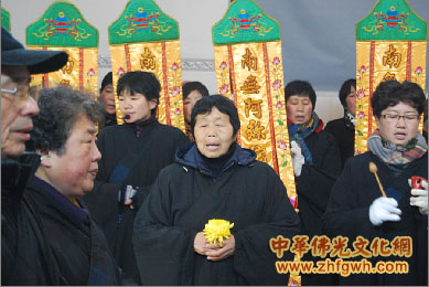 「佛教」江苏最大菩提道场无锡江南弥陀村举行杨春兰居士往生法会