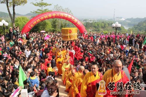 「佛教」江西景德镇观音阁文殊塔落成暨五方文殊开光庆典隆重举行