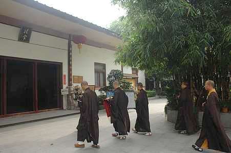 「光孝寺」广东光孝寺结夏，妙一法师主讲《般若智慧与禅》讲座