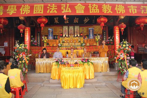 「佛教」福建晋江市佛协2012年度第三次弘法活动在龙湖定光庵举行