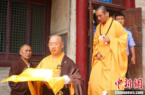 「佛教」山西小西天佛寺法会晒传世罕见《明永乐北藏》经书