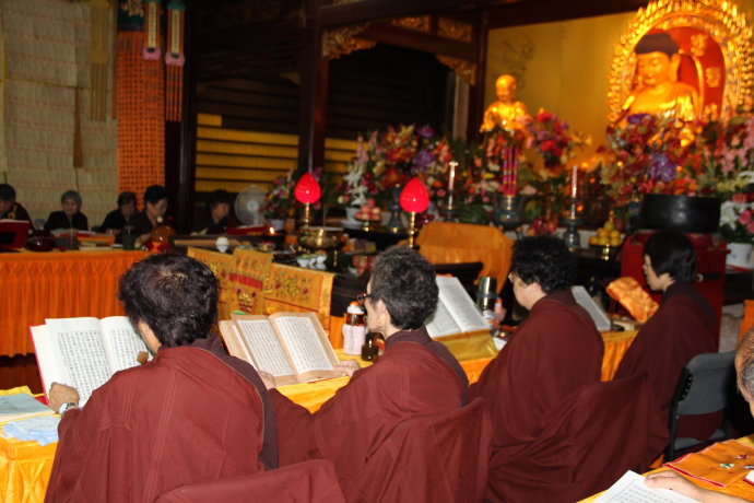 「佛教」北京佛教居士林启建观音菩萨成道日法会