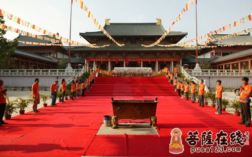 「华严寺」净良长老一行莅临广州华严寺指导“首届华严论坛”筹备工作