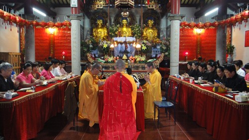 「佛教」福建厦门白鹿洞寺举行《地藏经》共修法会，常学法师主法