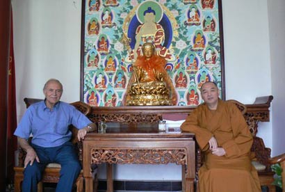 「云居寺」意大利乔治斯伯托博士拜访北京云居寺果坚法师