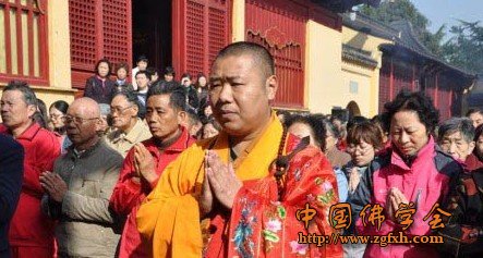 「佛教」江苏无锡凤阜寺隆重举行西方三圣开光法会