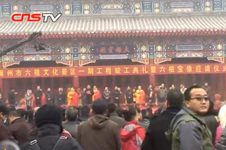 「涿州」河北涿州六祖禅寺竣工 泰国僧王捐赠紫铜六祖宝像