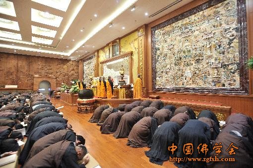 「佛教」台湾佛馆周年庆玉佛殿祈福法会