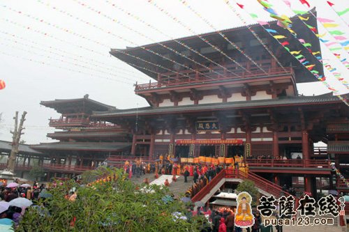 「佛教」浙江长兴天居寺观音殿落成暨千手观音圣像开光大典