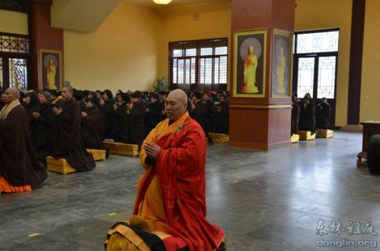 「佛教」江西庐山东林寺2012年冬季21天精进佛七圆满结束