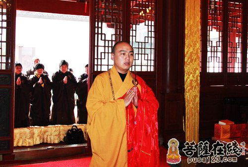 「佛教」纪念佛成道日 浙江绍兴安康寺举行三皈五戒仪式