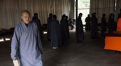 「佛教」重庆走马慈云寺第七次禅七起七 道坚法师主法