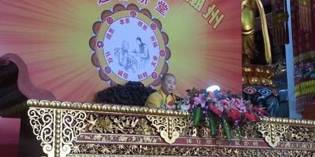 「佛教」觉醒法师应邀赴广东潮州宣讲＂孝亲感恩文化＂