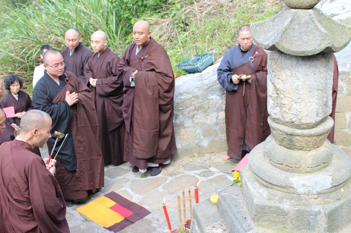 「佛教」江西杨岐普通寺举行慧通老和尚圆寂一周年纪念活动