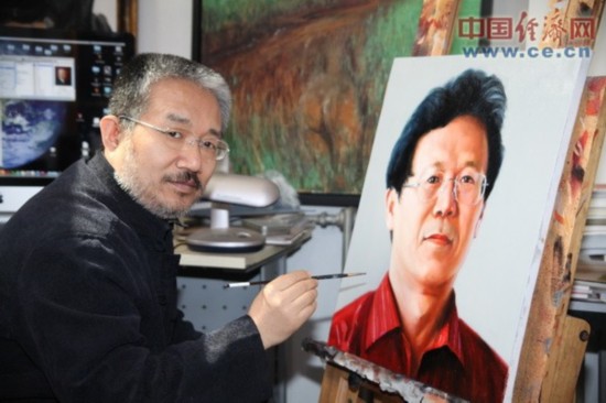 「佛教」著名油画家冯耀午所作佛教高僧油画作品欣赏(组图)