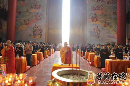 「佛教」上海东林寺隆重举行文殊菩萨圣诞法会 广德法师主法