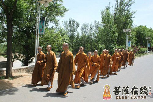 「龙泉寺」北京龙泉寺组织新戒比丘进行僧团学修