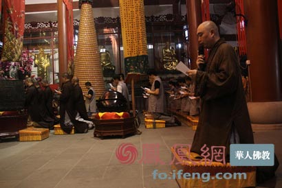 「佛教」江苏太仓同觉寺举行2013夏季禅修营共修法会