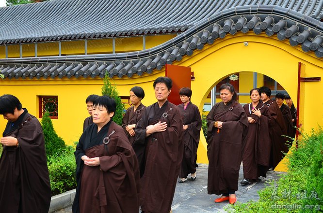 「佛教」江西东林祖庭2013年9月下旬十日闭关圆满出关