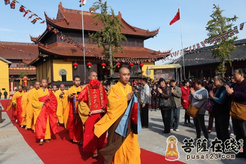 「佛教」上海广福讲寺举行全堂佛像开光暨玄光法师升座庆典