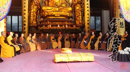 「灵隐寺」浙江灵隐寺三坛大戒法会最后一天：谢引礼师、给牒出堂