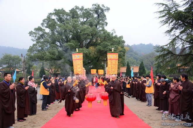 「佛教」中日佛教界祈祷世界和平法会在江西东林寺举行