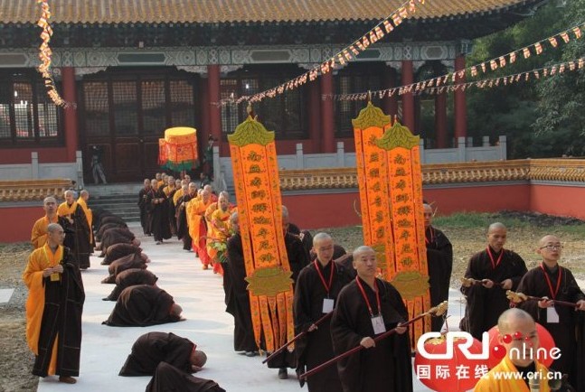 「佛教」中国佛教界首次在佛祖诞生地传授比丘戒