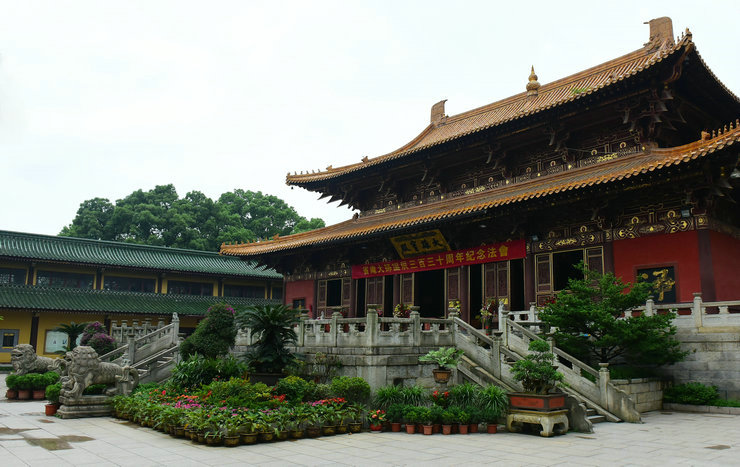 「东林寺」江西庐山东林寺与阿育王寺合办省庵大师诞辰纪念活动