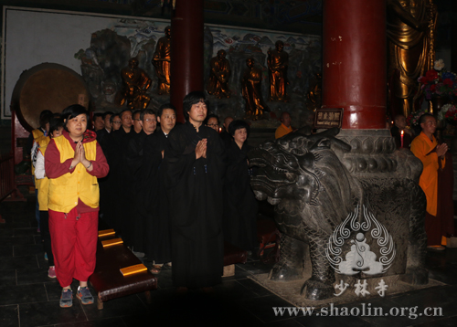 「佛教」河南嵩山少林寺启动同抄转轮大藏经活动
