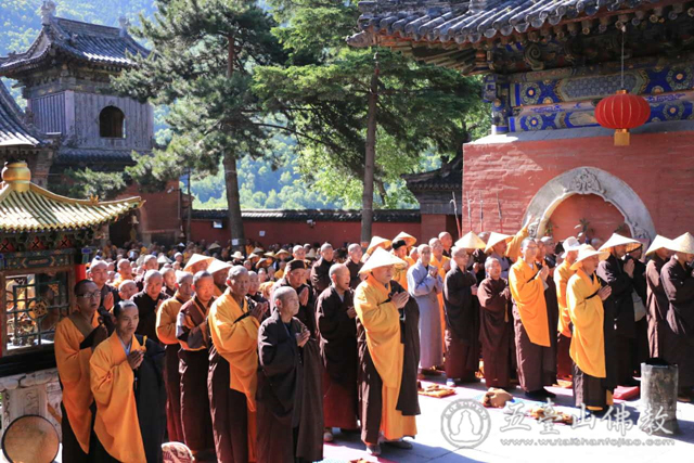 「五台山」山西五台山塔院寺、大宝寺分别举行寂度老和尚圆寂十二周年追思法会