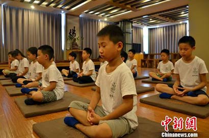 「武僧」少林都市禅堂设童学馆对外公益开课 武僧亲自执教