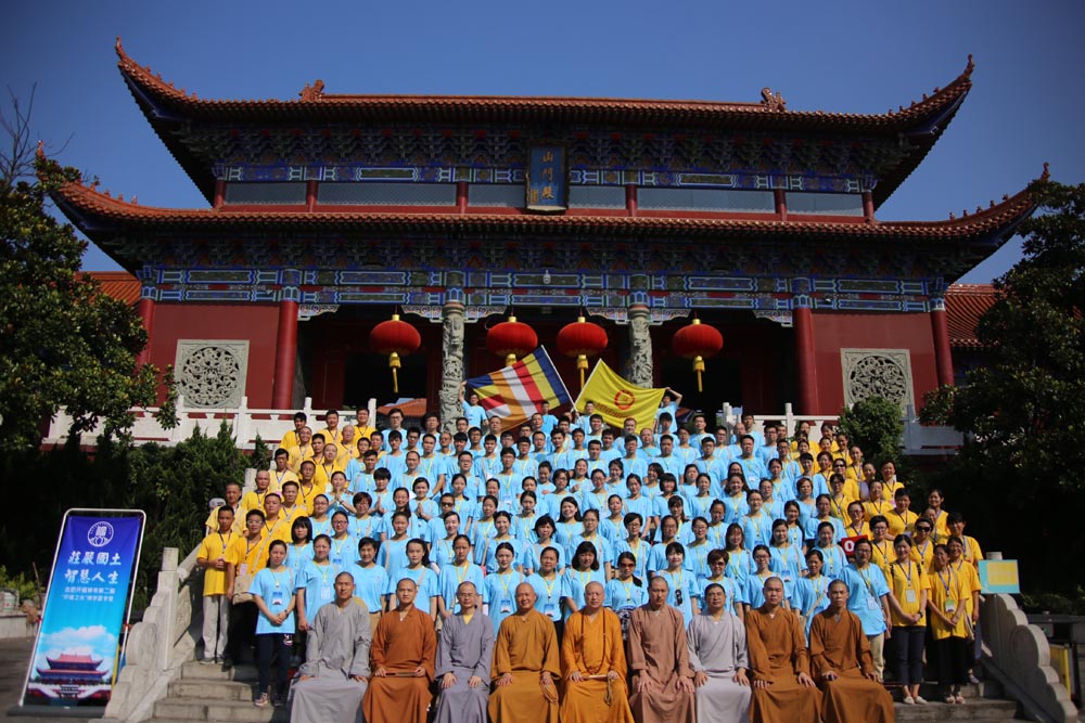 「佛教」安徽合肥开福禅寺第二届佛学夏令营开营