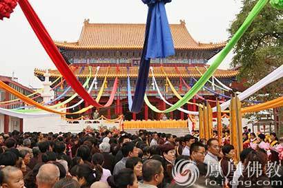 「佛教」河北武强大华严禅寺隆重举行大雄宝殿全堂佛像开光大典
