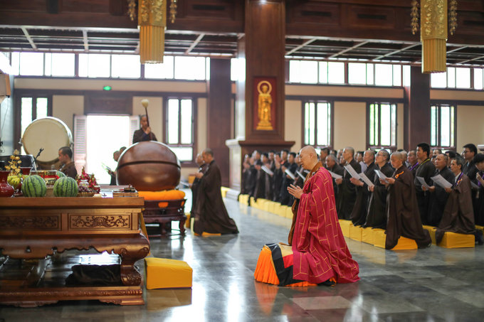 「佛教」佛堂内外都是“精进”！东林寺“五一”佛七法会圆满