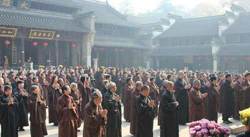 「菩萨戒」江苏宝华山隆昌寺传授居士三皈五戒菩萨戒法会通启