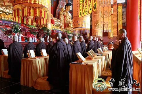 「佛教」云南鸡足山九莲寺于8月26日至9月5日（农历七月初五至七月十五）盂兰盆节盛大法会