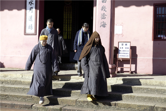 「大安法师」大安法师赶赴云居山悼念一诚长老