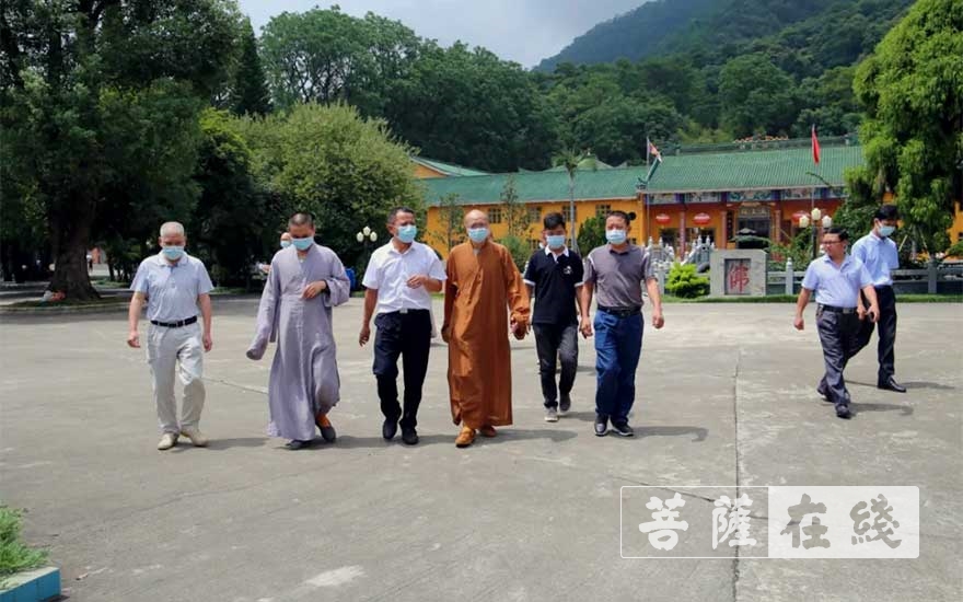 「云门寺」广东省民宗委政策法规处吴成立一行赴云门寺、广东佛学院云门学院调研